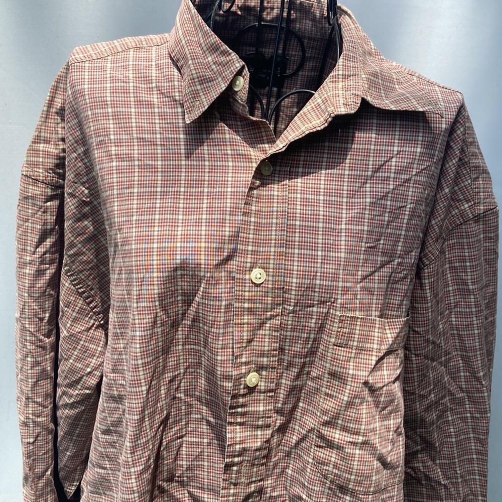 Eddie Bauer plaid shirt. Button up